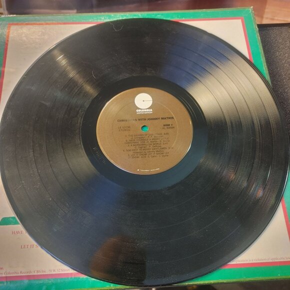 Vintage Vinyl Record Johnny Mathis - Christmas With Johnny 1971 KH 30684 - Picture 3 of 4